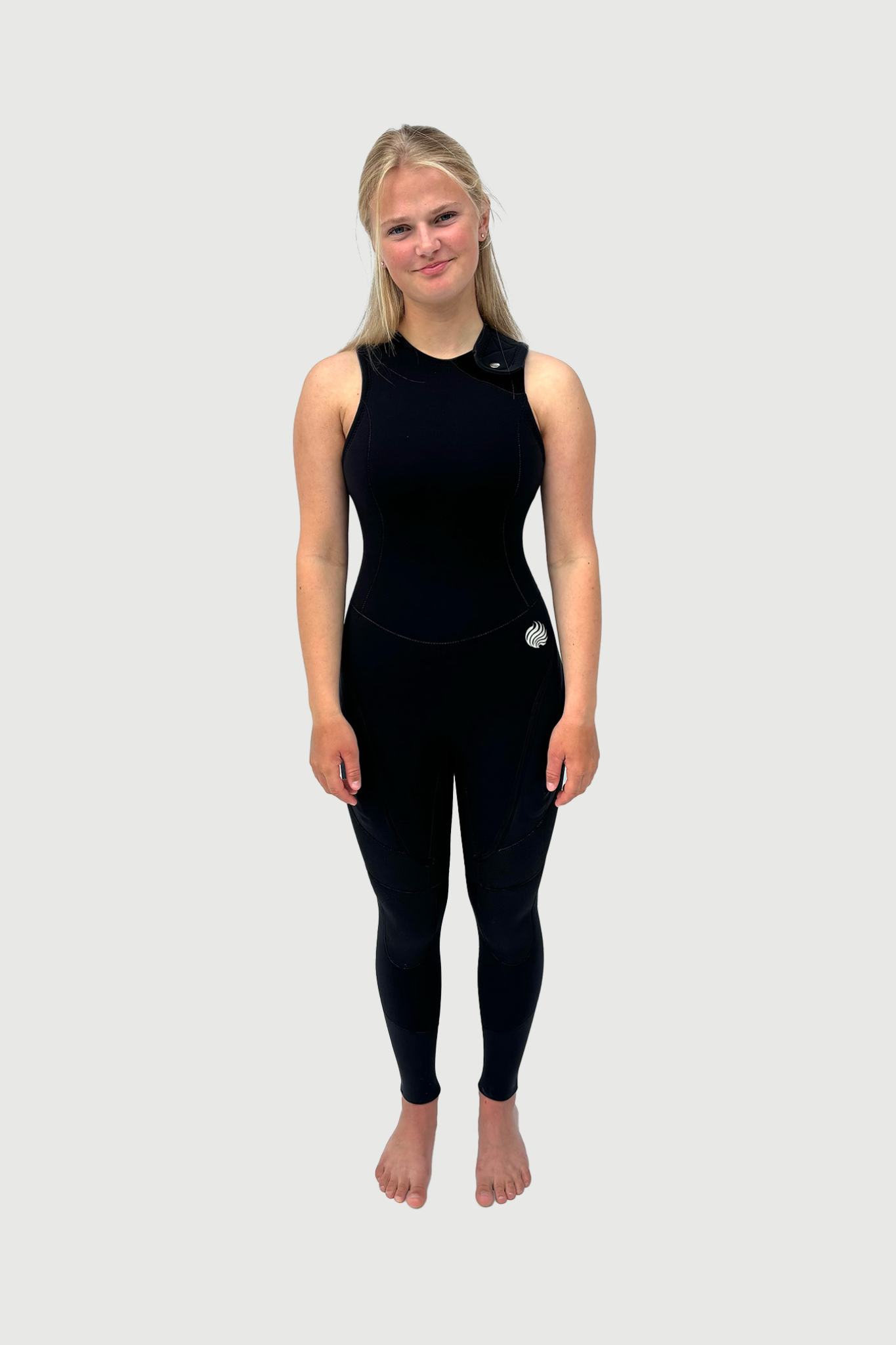 Durable - Long Jane "BLACK SUMMER" 2 mm with Drop-Zip