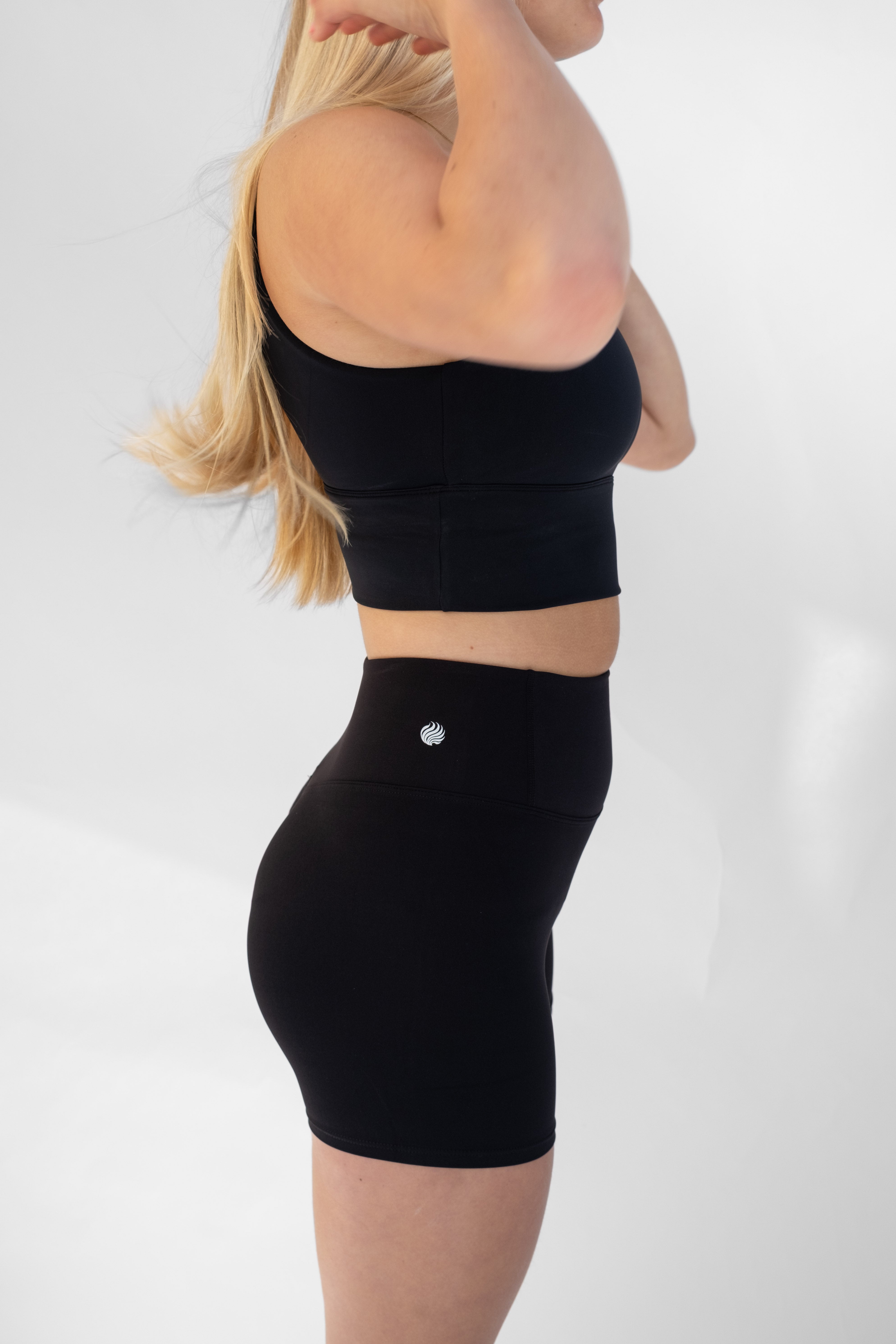 Sportshorts med hög midja